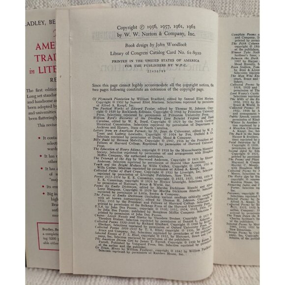 The American Tradition In Literature Revised Shorter Edition Bradley Beatty Long - Picture 3 of 11